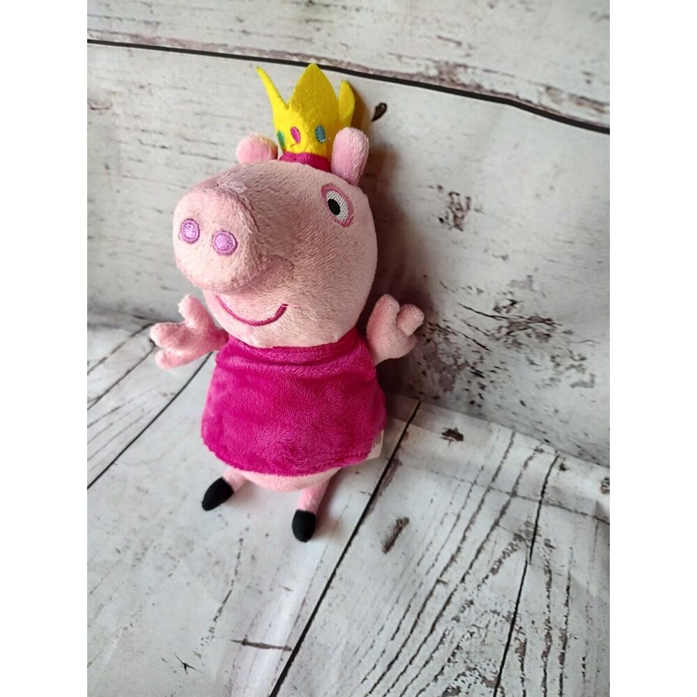 Princess Crown Peppa Pig Talking Oink Plush Stuffed Animal Toy Doll Figure 7"